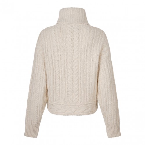 Ecru Cable Knit Jumper