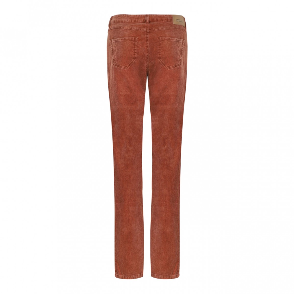 Rust Logo Patch Corduroy Trousers
