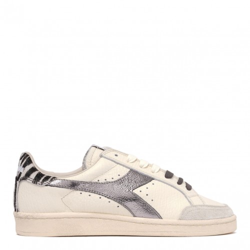 White Leather Prestige Safari Sneakers