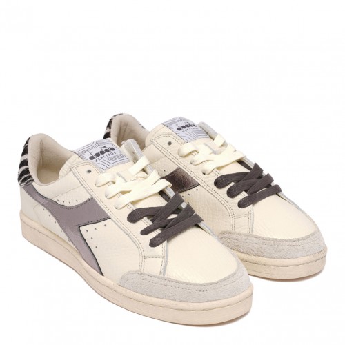 White Leather Prestige Safari Sneakers 2
