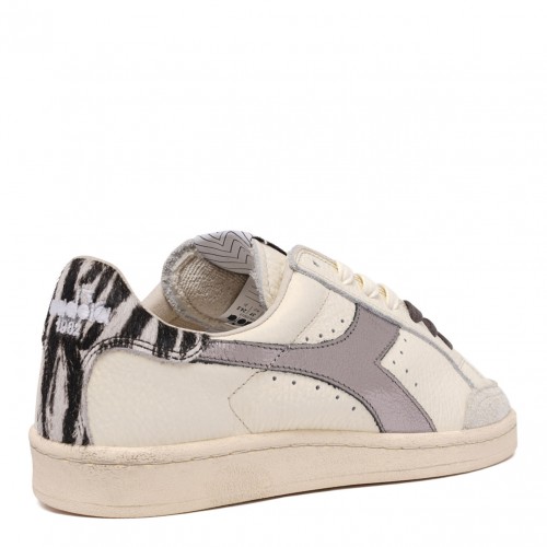 White Leather Prestige Safari Sneakers