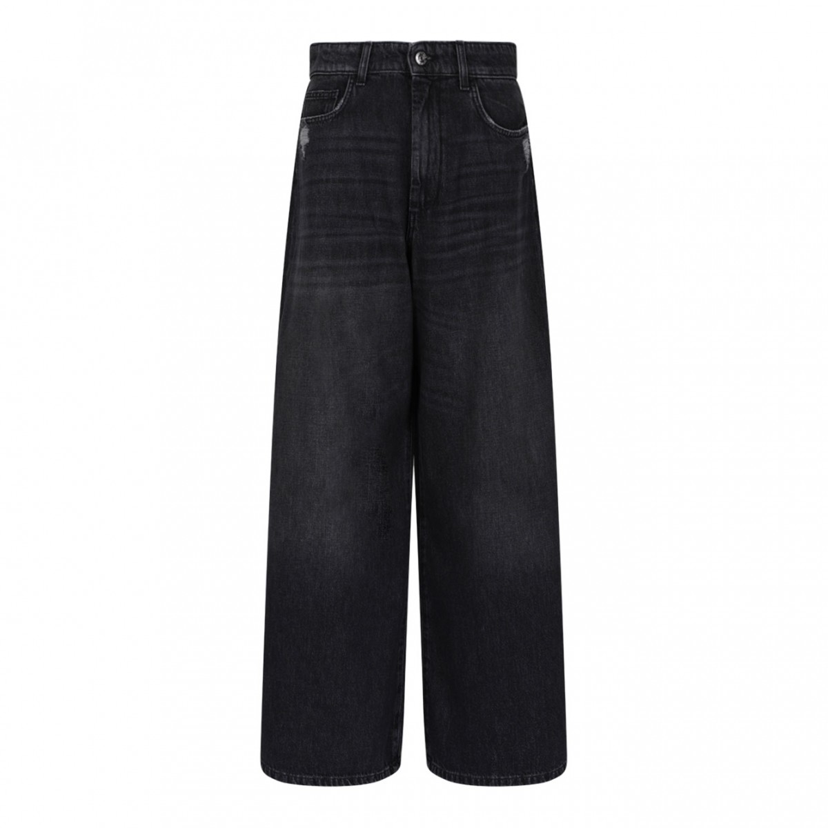 Black Denim Loose Fit Jeans