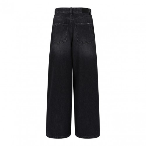 Black Denim Loose Fit Jeans 2