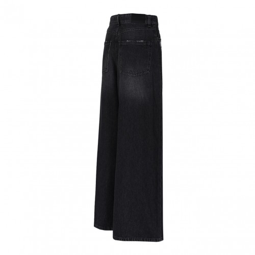 Black Denim Loose Fit Jeans