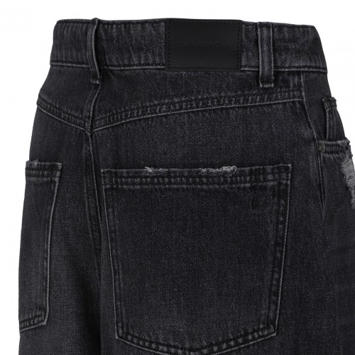 Black Denim Loose Fit Jeans