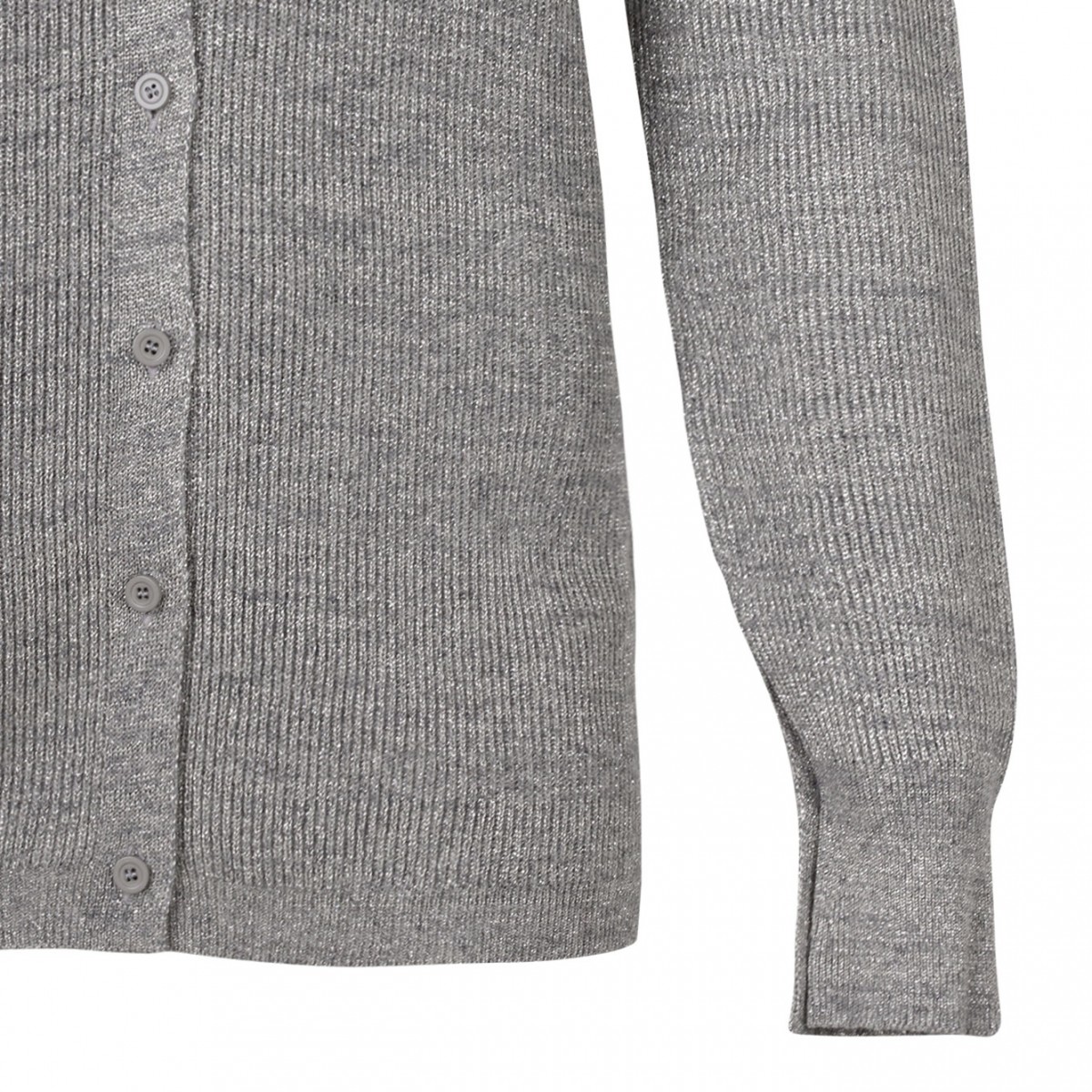 Light Grey Knitwear Polo Shirt