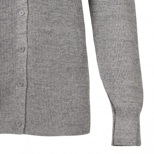 Light Grey Knitwear Polo Shirt