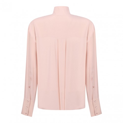 Old Rose Bow Collar Shirt 2