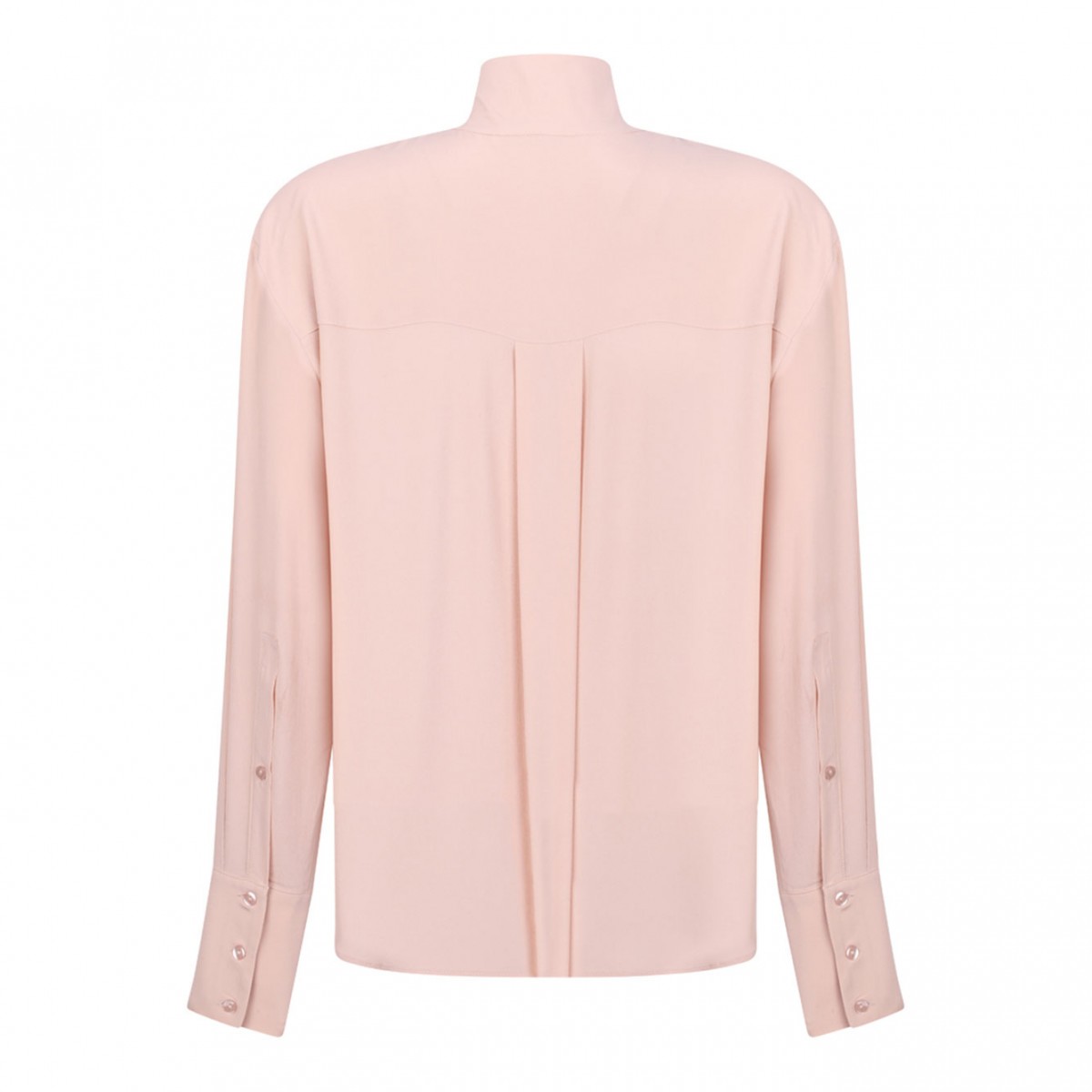 Old Rose Bow Collar Shirt