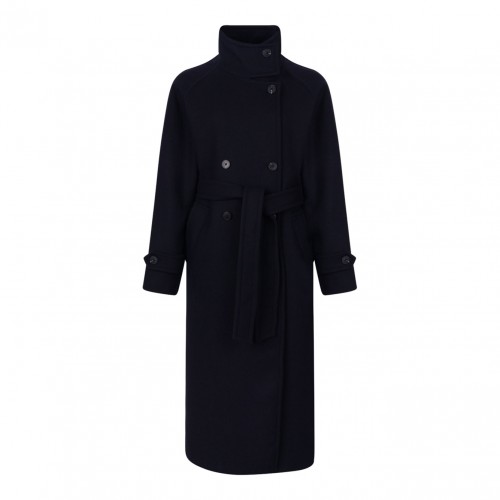 Sky Captain Manteco Double Breasted Wool Coat
