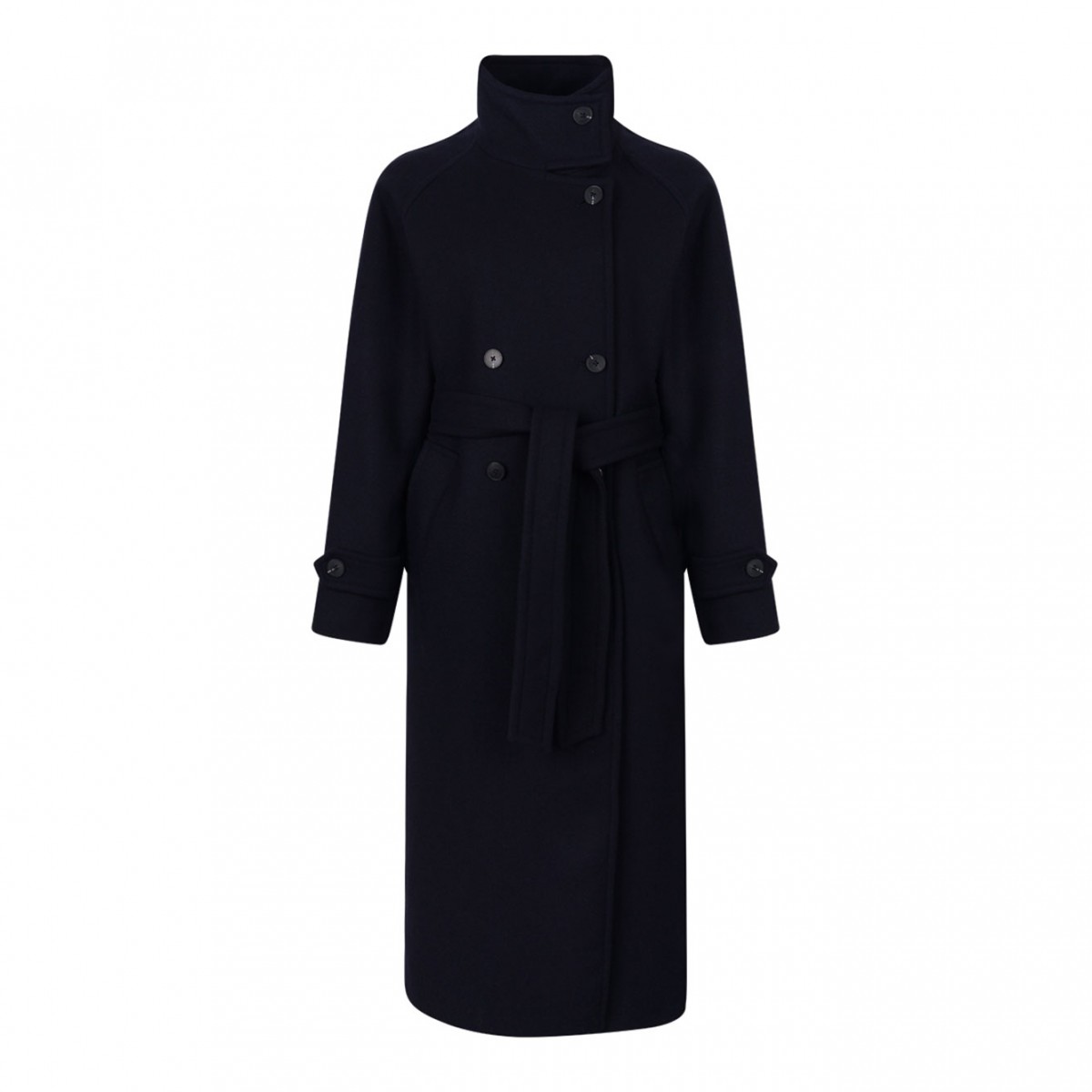 Sky Captain Manteco Double Breasted Wool Coat