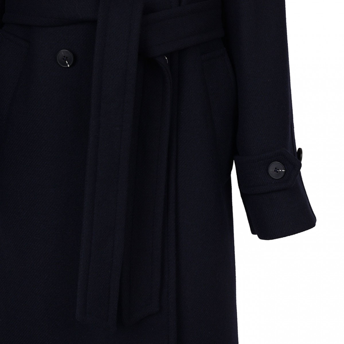 Sky Captain Manteco Double Breasted Wool Coat