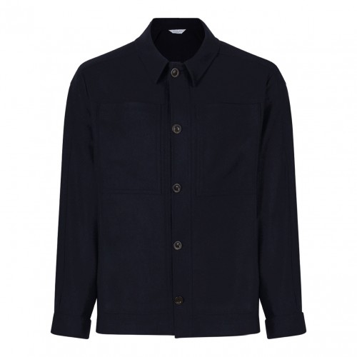Dark Blue Shirt Jacket