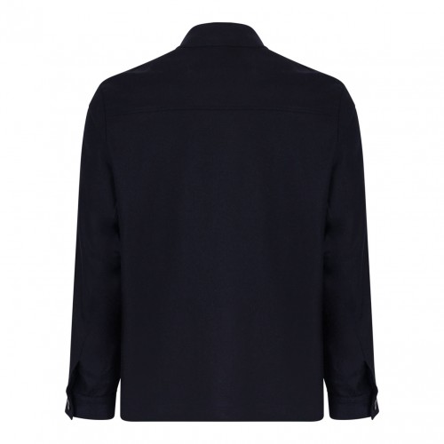 Dark Blue Shirt Jacket 2