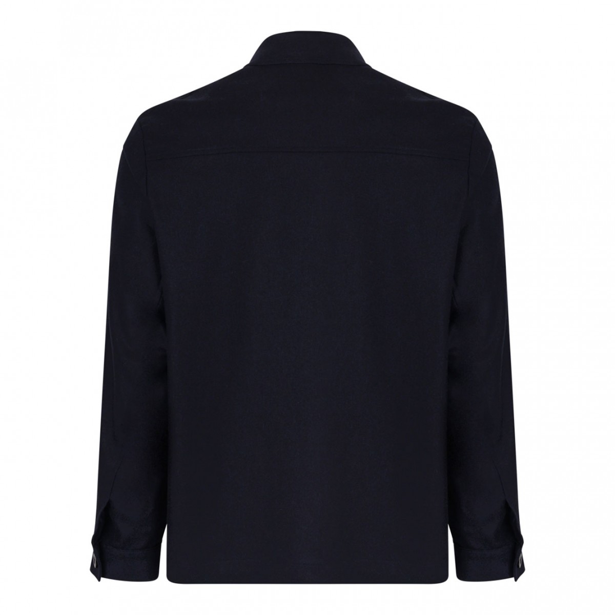 Dark Blue Shirt Jacket