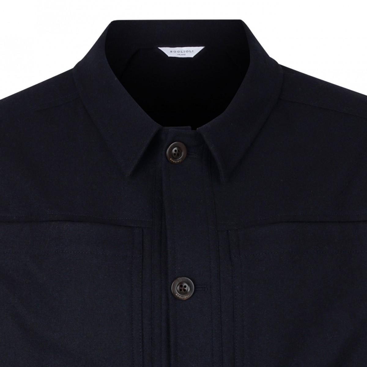 Dark Blue Shirt Jacket