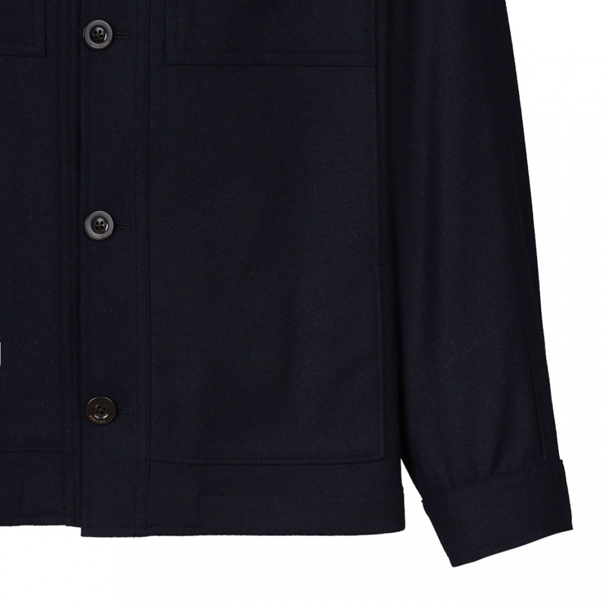 Dark Blue Shirt Jacket