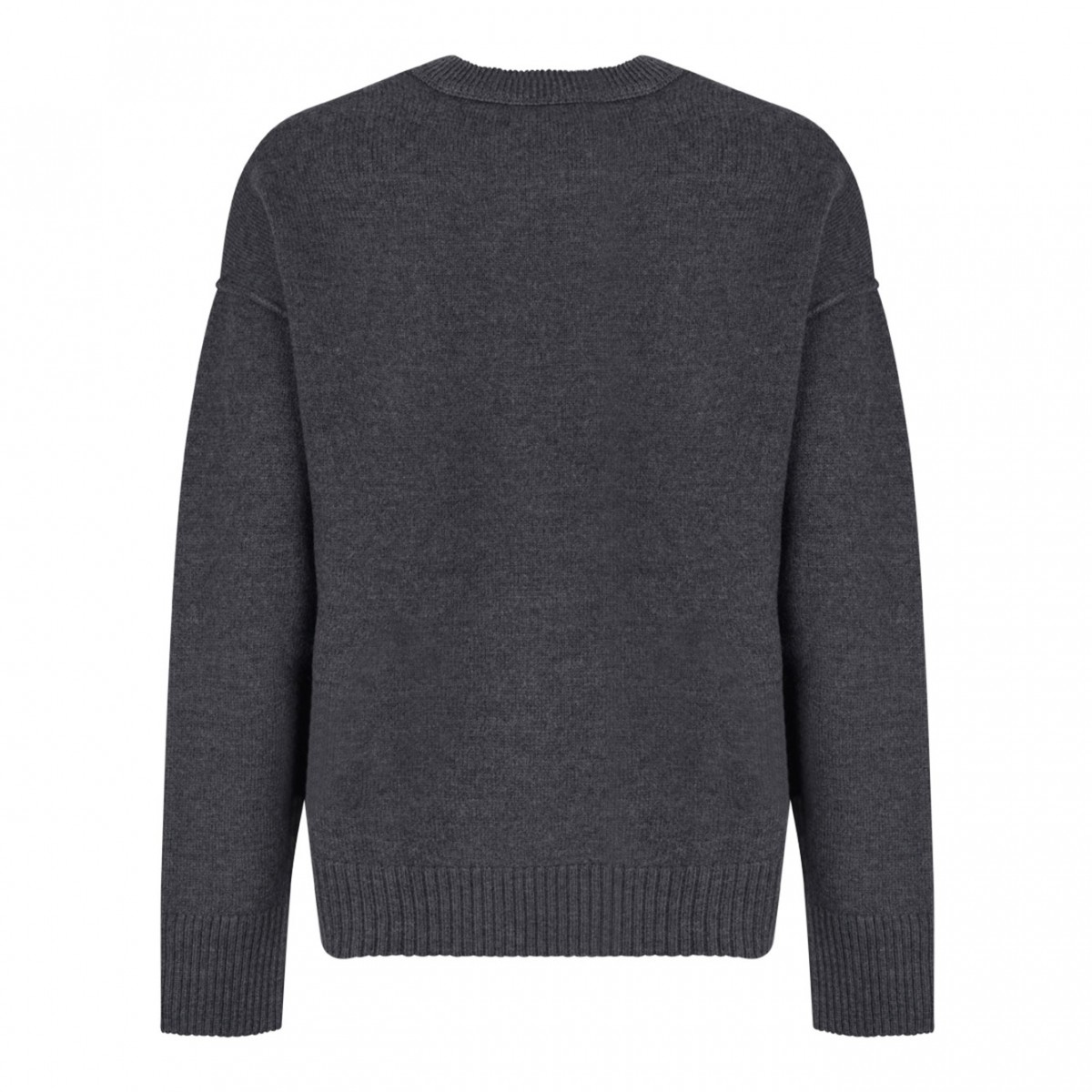 Heather Grey Ami De Coeur Wool Sweater