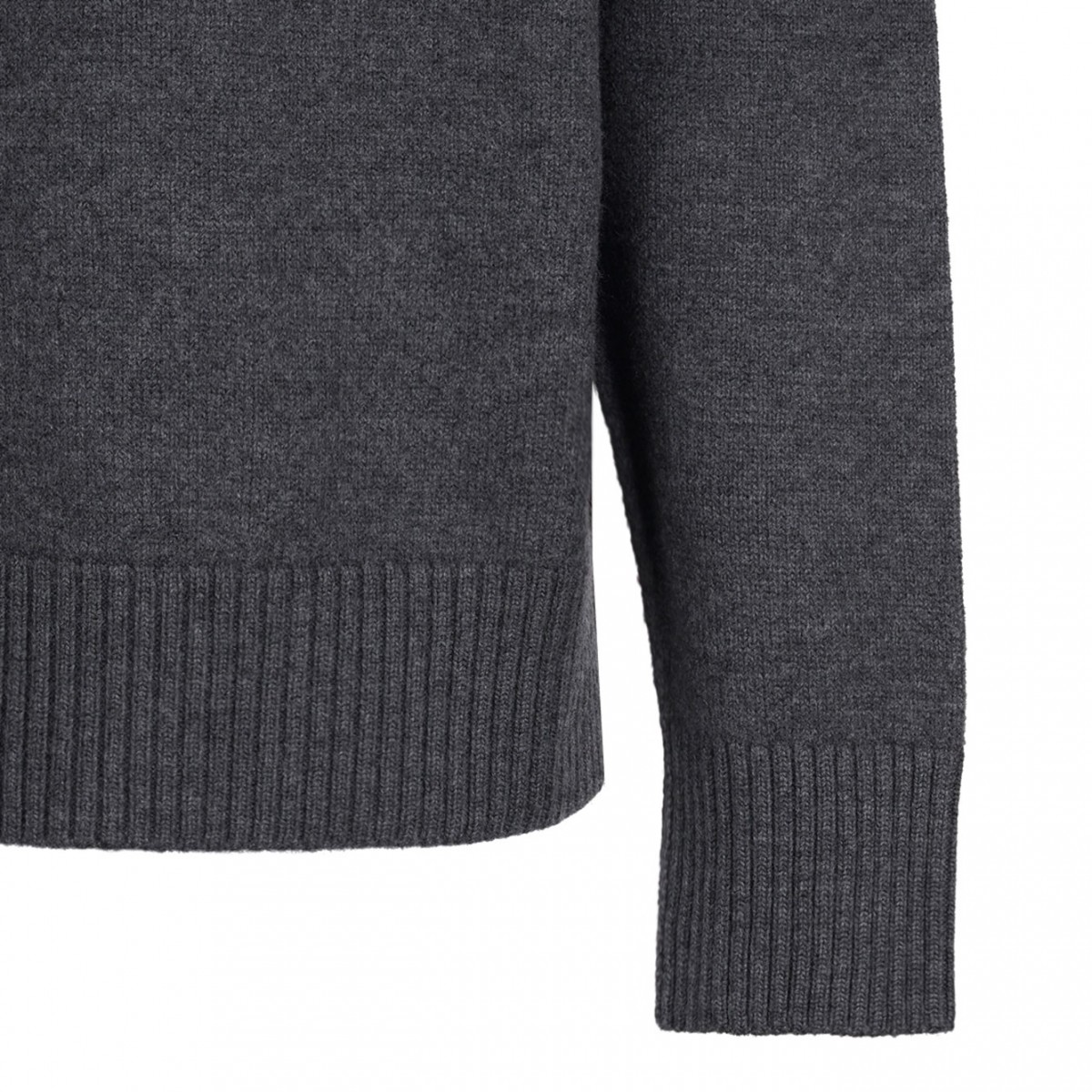 Heather Grey Ami De Coeur Wool Sweater