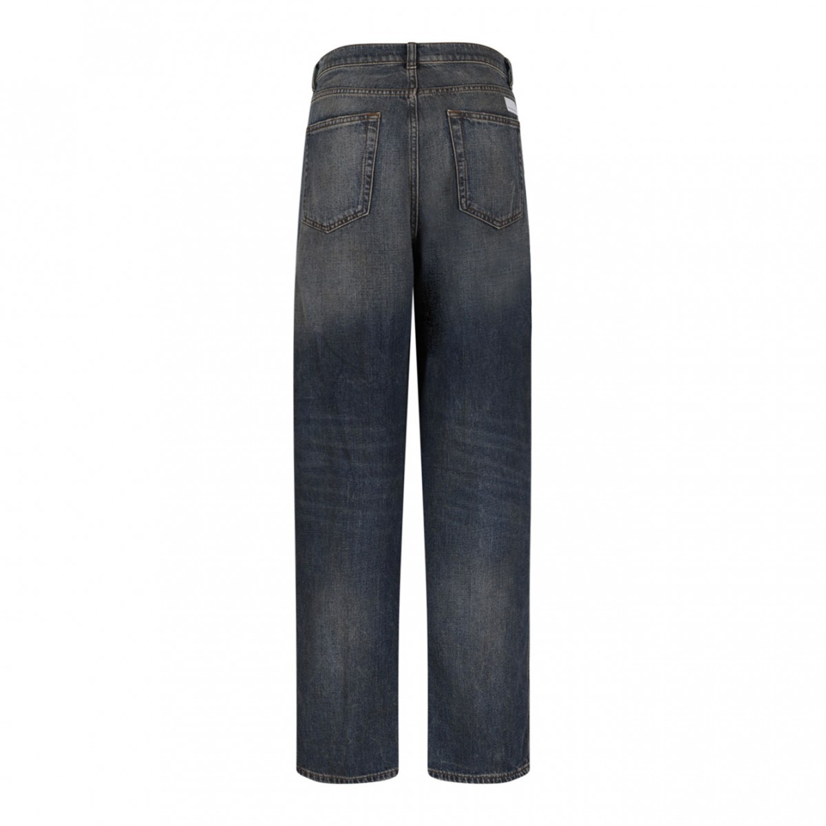 Distressed Effect Boyfriend Jeans