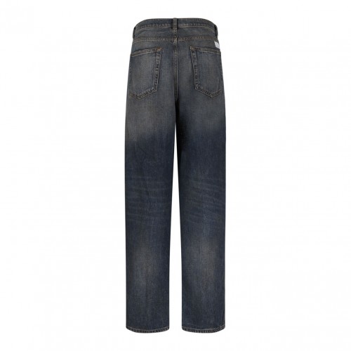 Distressed Effect Boyfriend Jeans