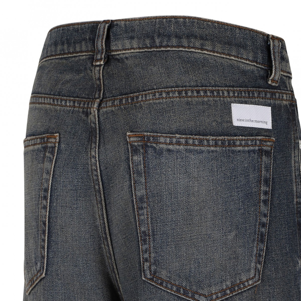 Distressed Effect Boyfriend Jeans