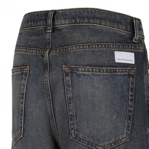 Distressed Effect Boyfriend Jeans