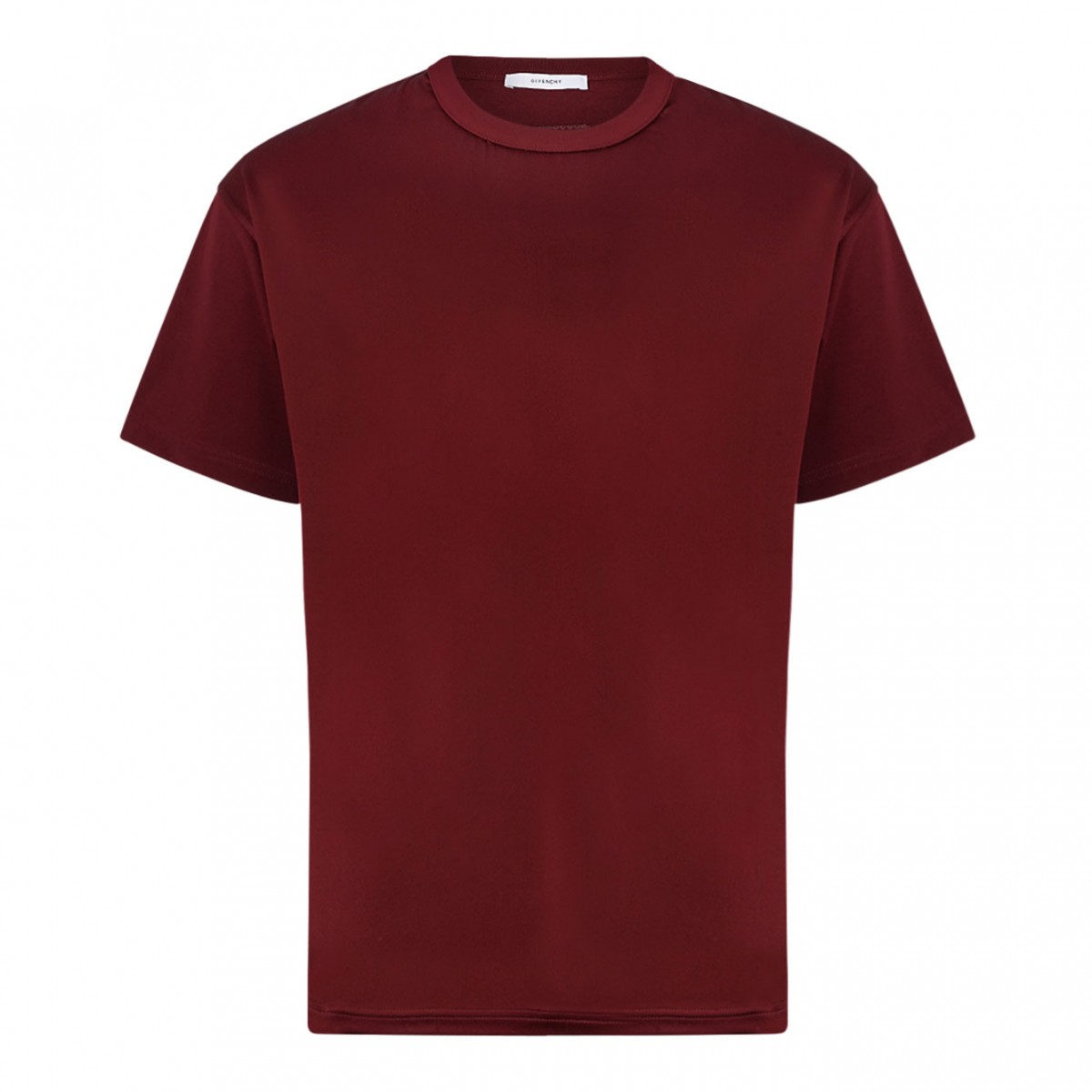 Burgundy Cotton T-Shirt