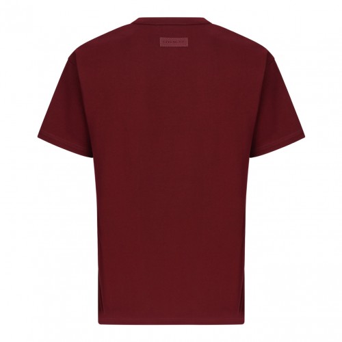 Burgundy Cotton T-Shirt