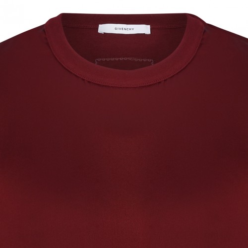 Burgundy Cotton T-Shirt