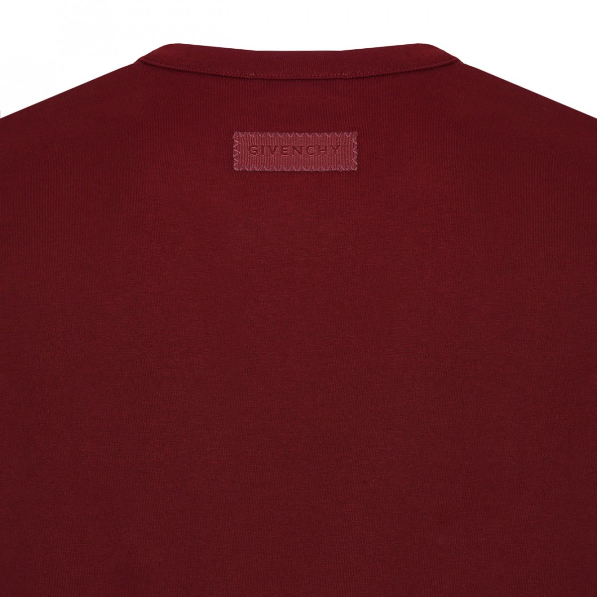 Burgundy Cotton T-Shirt