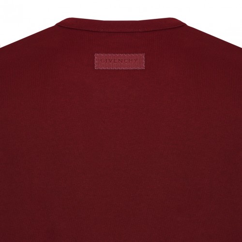 Burgundy Cotton T-Shirt