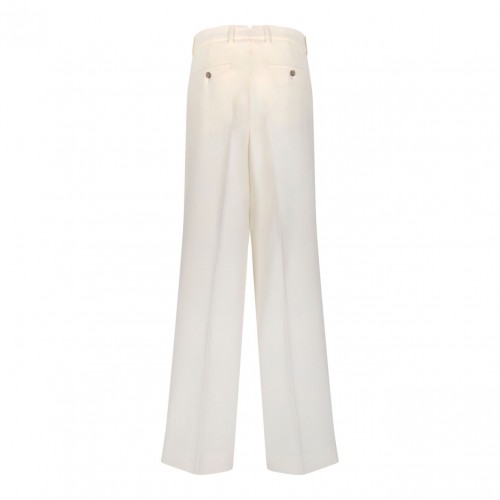 Hazelnut Light Wool Twill Wide Trousers 2