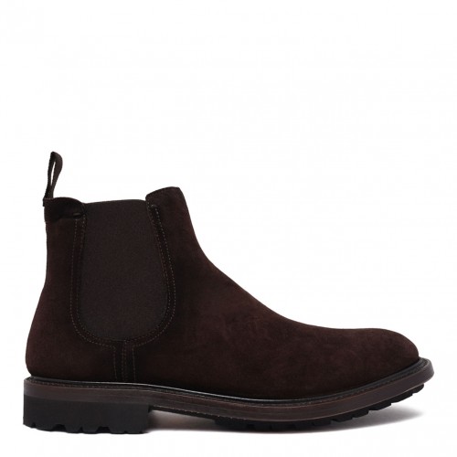 Black Suede Chelsea Boots
