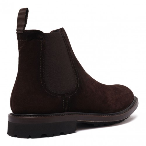 Black Suede Chelsea Boots