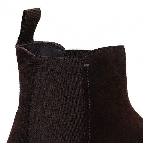 Black Suede Chelsea Boots
