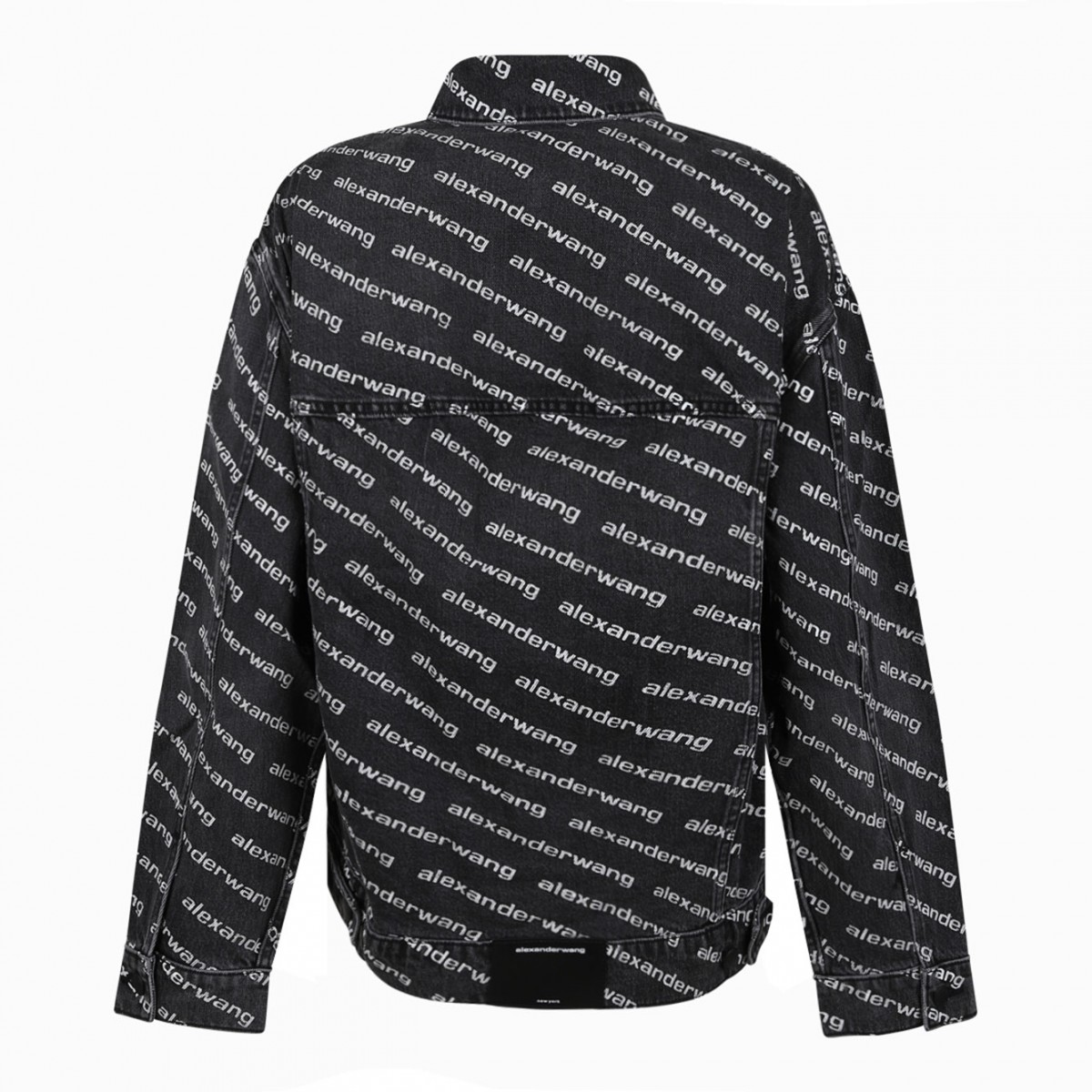 Black Logo Print Jacket