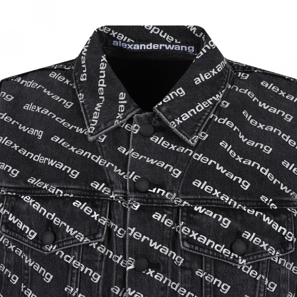 Black Logo Print Jacket