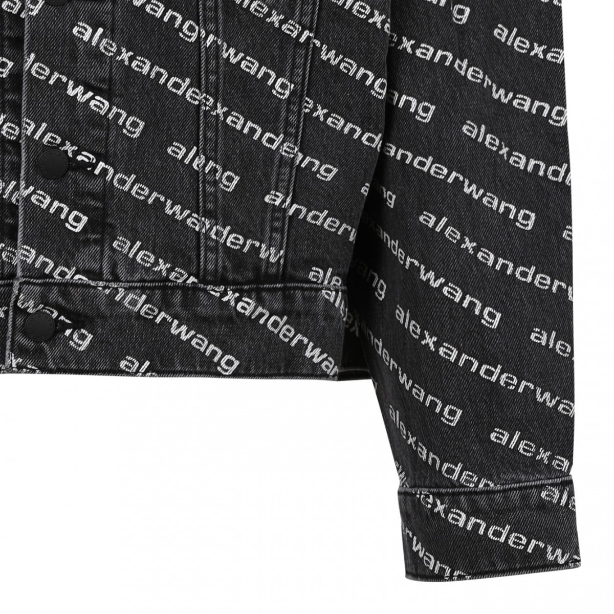 Black Logo Print Jacket