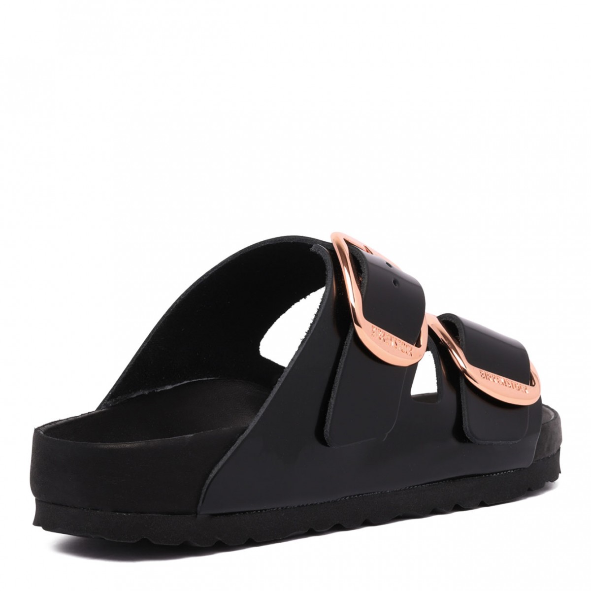 Black Arizona Big Buckle Sandals