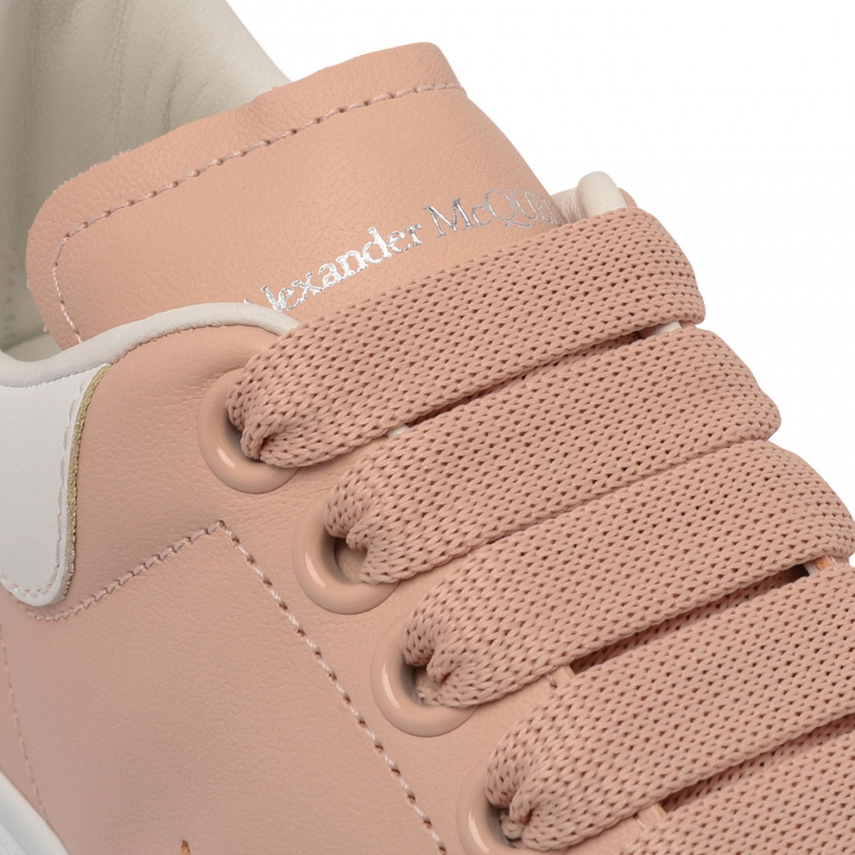 White and Petal Oversized Sneakers