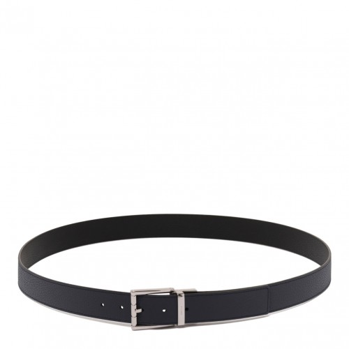 Navy Blue and Black Astory Belt