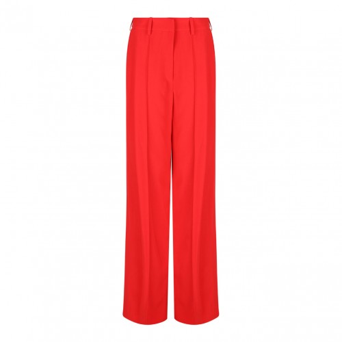 Bright Red Tailored Trousers
