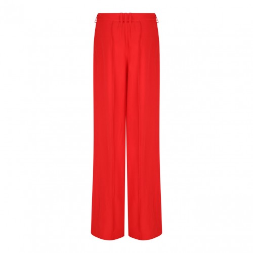 Bright Red Tailored Trousers 2