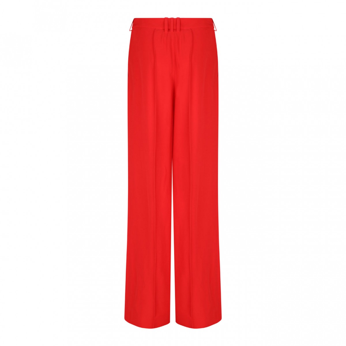 Bright Red Tailored Trousers