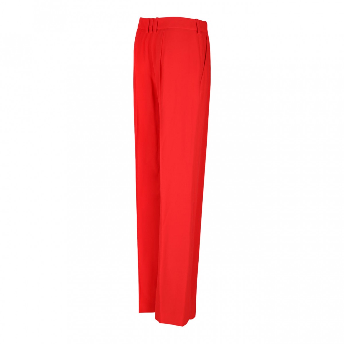 Bright Red Tailored Trousers