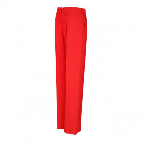 Bright Red Tailored Trousers