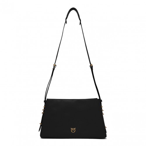 Black Leather Crossbody Bag