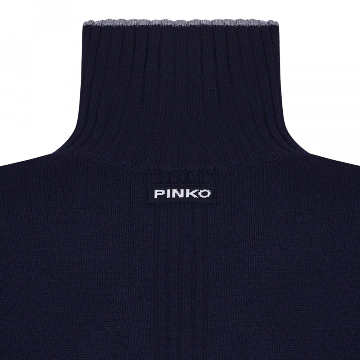 Navy Blue Merino Wool Sweater