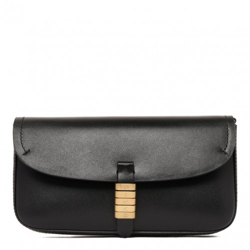 Black Logo-Detail Crossbody Bag